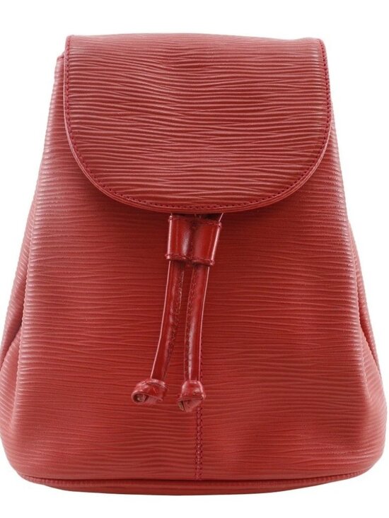 FENDI Mini Backpack Backpack Daypack vintage Red Calfskin Women main image 12